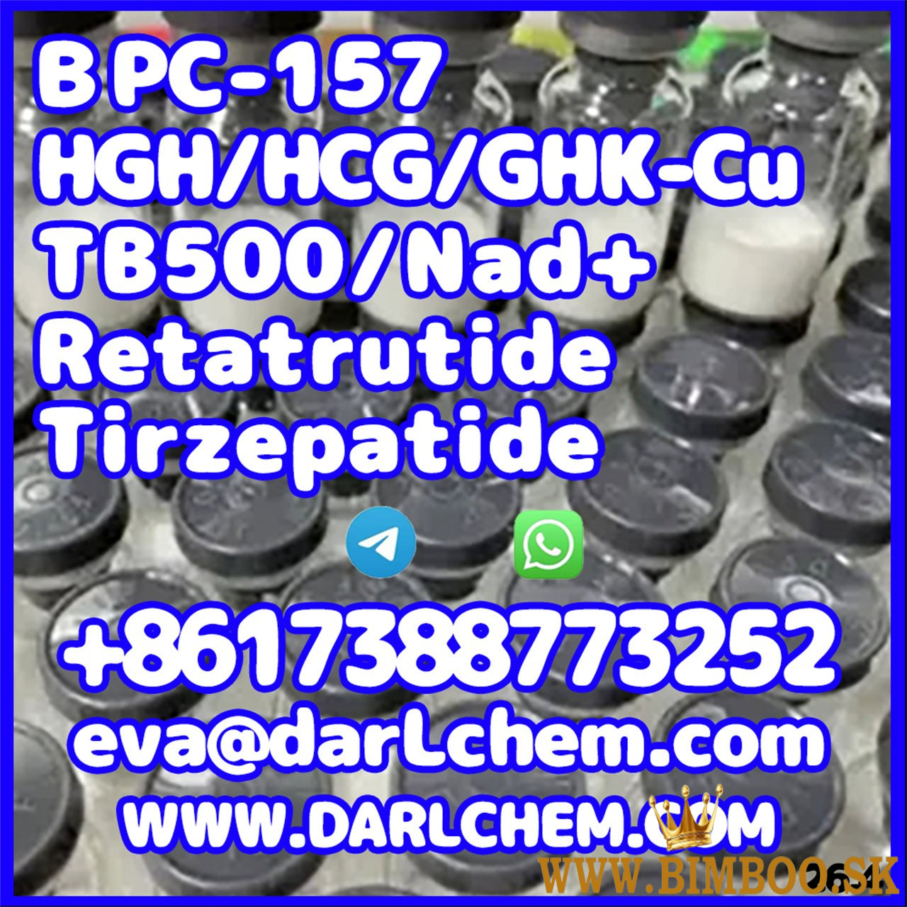 HGH 191AA BPC-157 TB-500 peptides Injections  Factory Direct