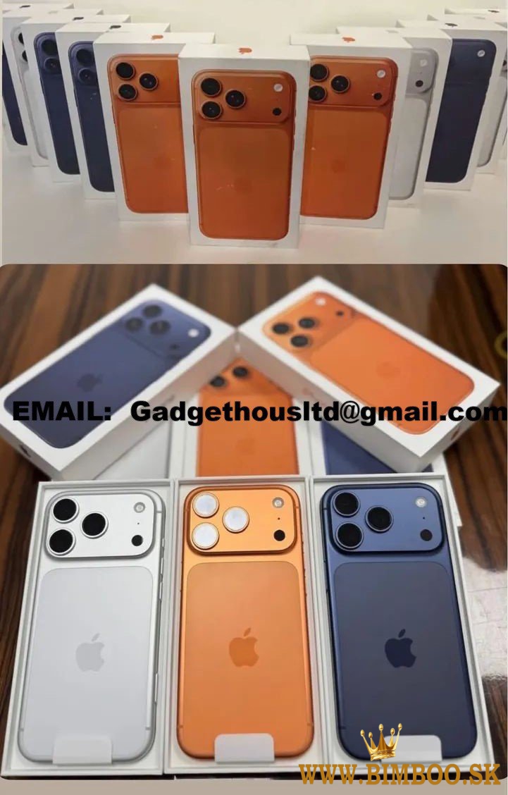 Originál Apple iPhone 17 Pro Max, iPhone 17 Pro, iPhone 17, iPhone Air, iPhone 16 Pro Max