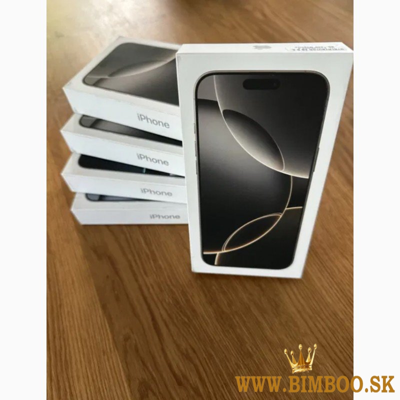 Kúpte si úplne nový Apple iPhone 16, 16 Plus, 16 Pro a 16 Pro Max za veľkoobchodnú cenu.