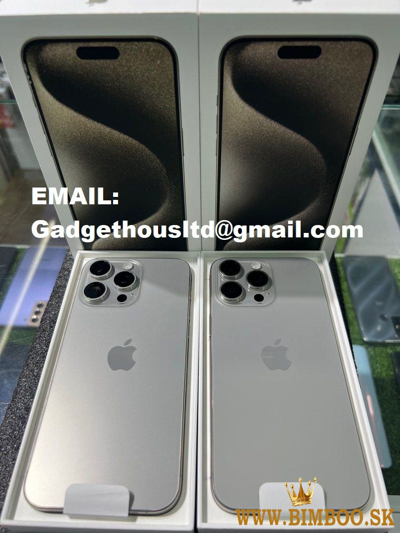 Apple iPhone 15 Pro 128GB = 550 EUR, iPhone 15 Pro Max 256GB = 600 EUR, iPhone 15 128GB = 400 EUR