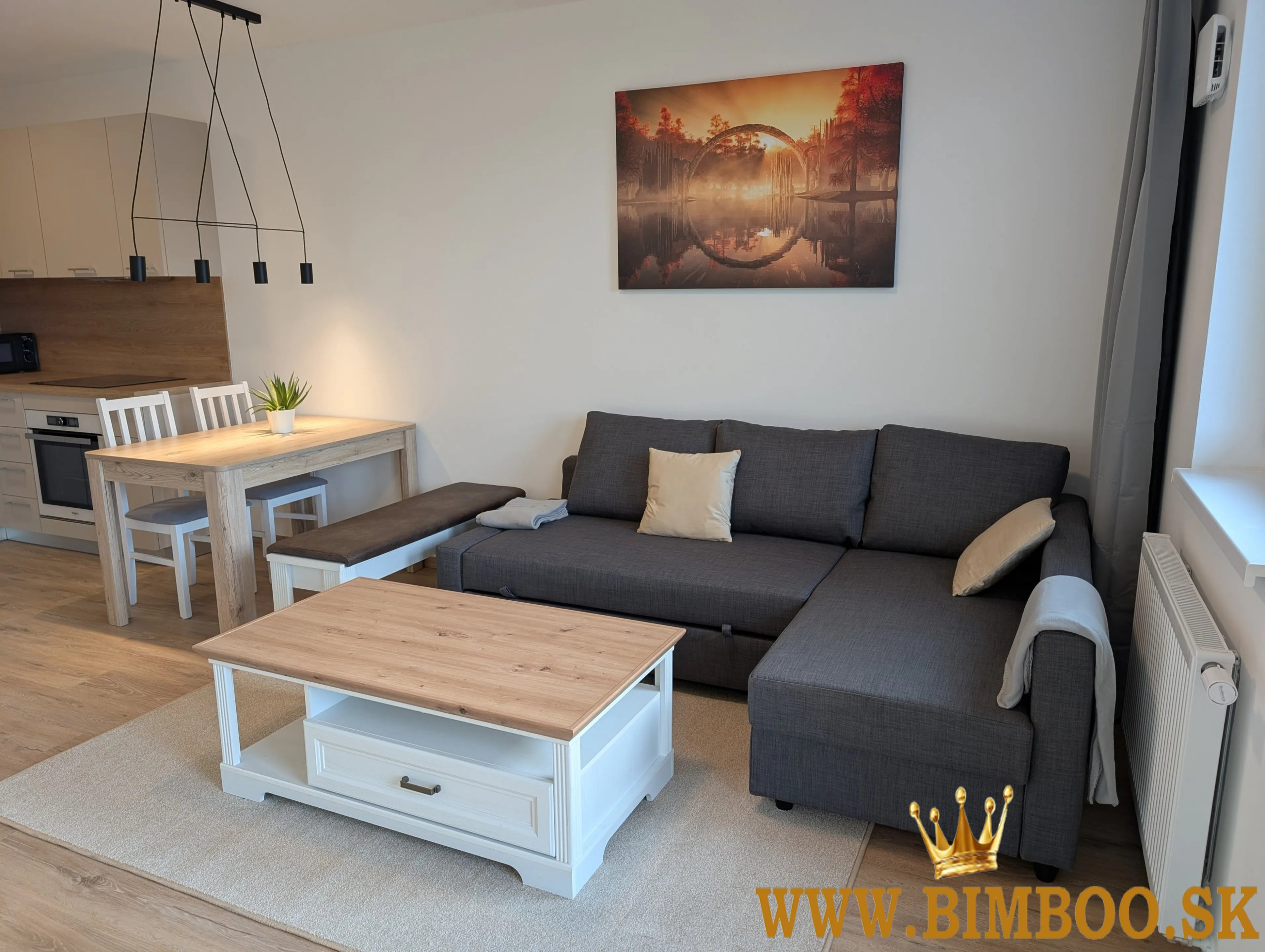  Nový klimatizovaný 2-izbový byt s balkónom – projekt NUPPU