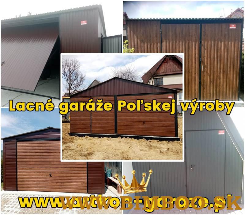 Lacné garáže Poľskej výroby