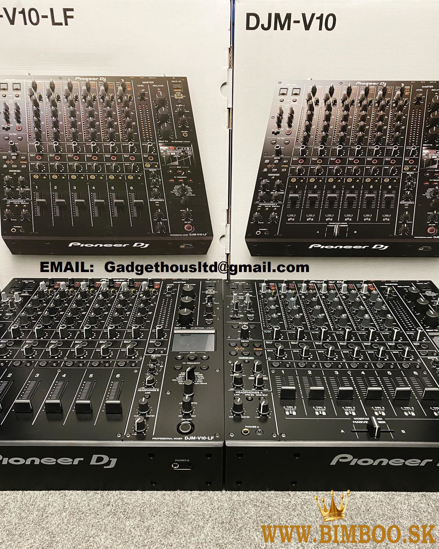 Pioneer CDJ-3000 , Pioneer DJM-A9 , DJM-V10-LF,  DJM-S11, Pioneer DJM-900NXS2 , Pioneer CDJ-2000NXS2