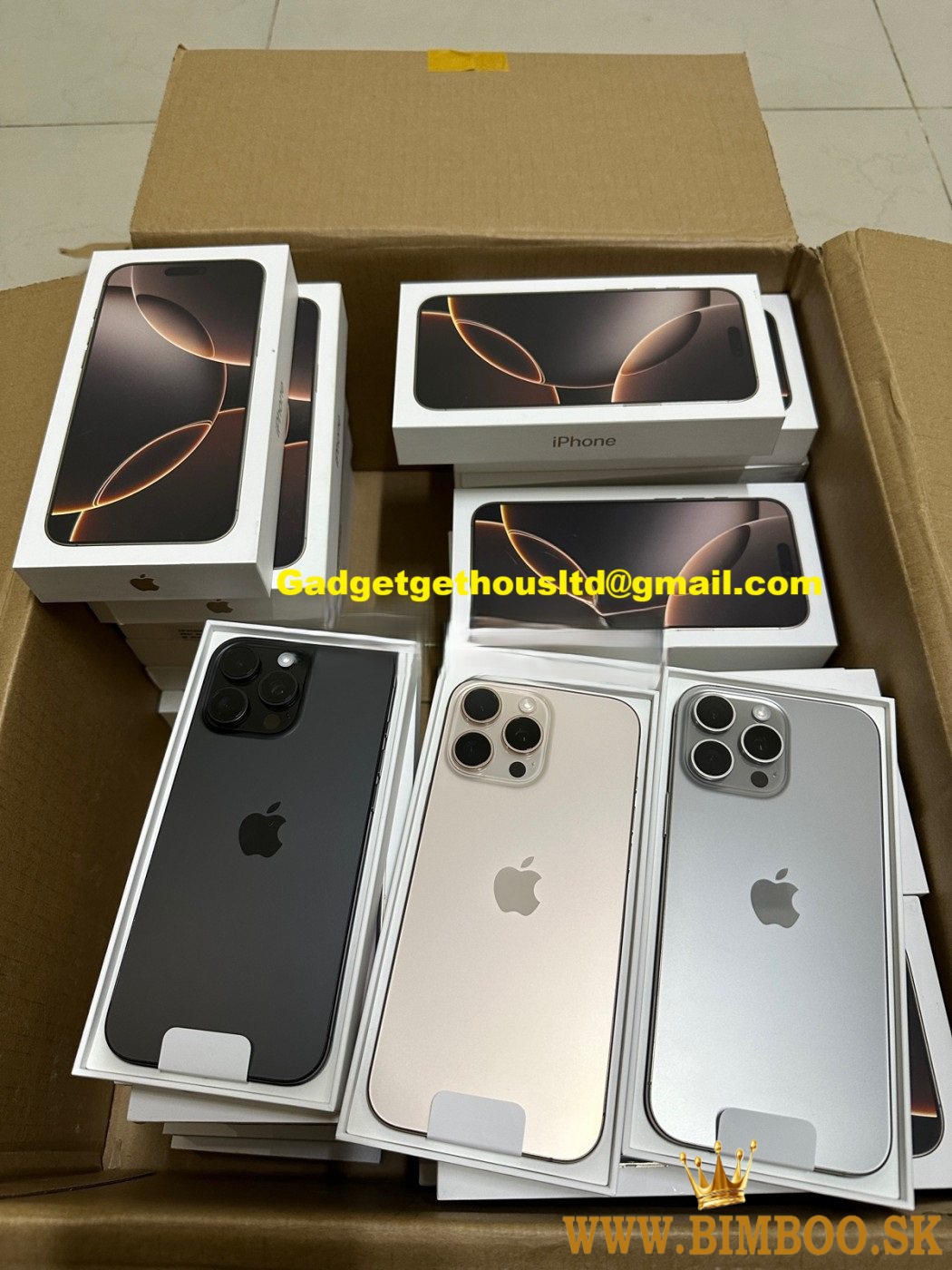 Apple iPhone 16 Pro 128GB = 650 EUR , iPhone 16 Pro Max 256GB = 750 EUR, iPhone 16 128GB = 500 EUR