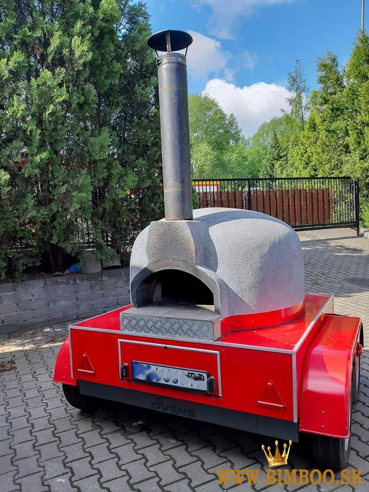 Mobilná pec na pizzu na drevo