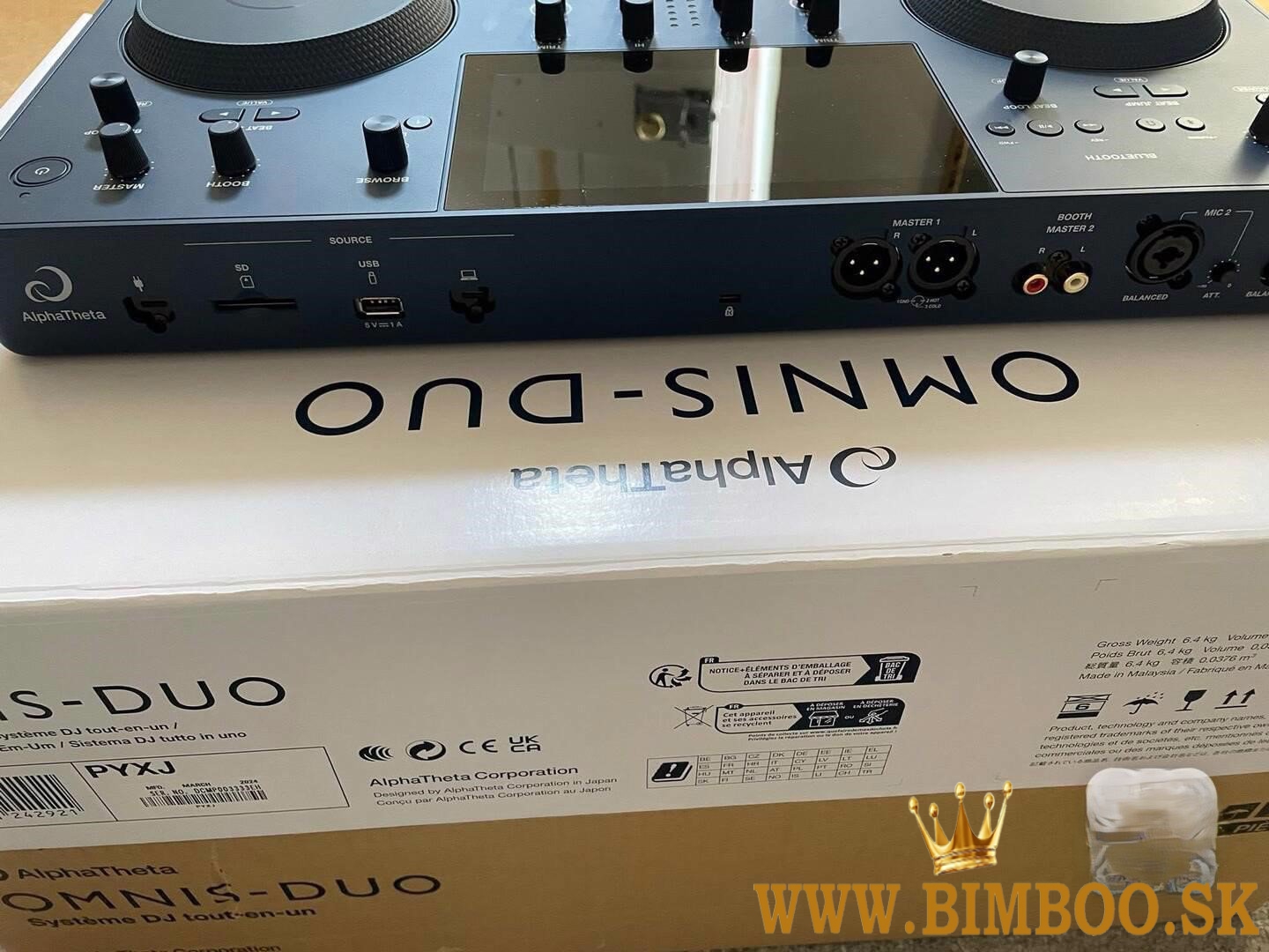 AlphaTheta XDJ-AZ, AlphaTheta OMNIS-DUO, AlphaTheta DDJ-GRV6, Pioneer XDJ-RX3,  XDJ-XZ,  OPUS-QUAD