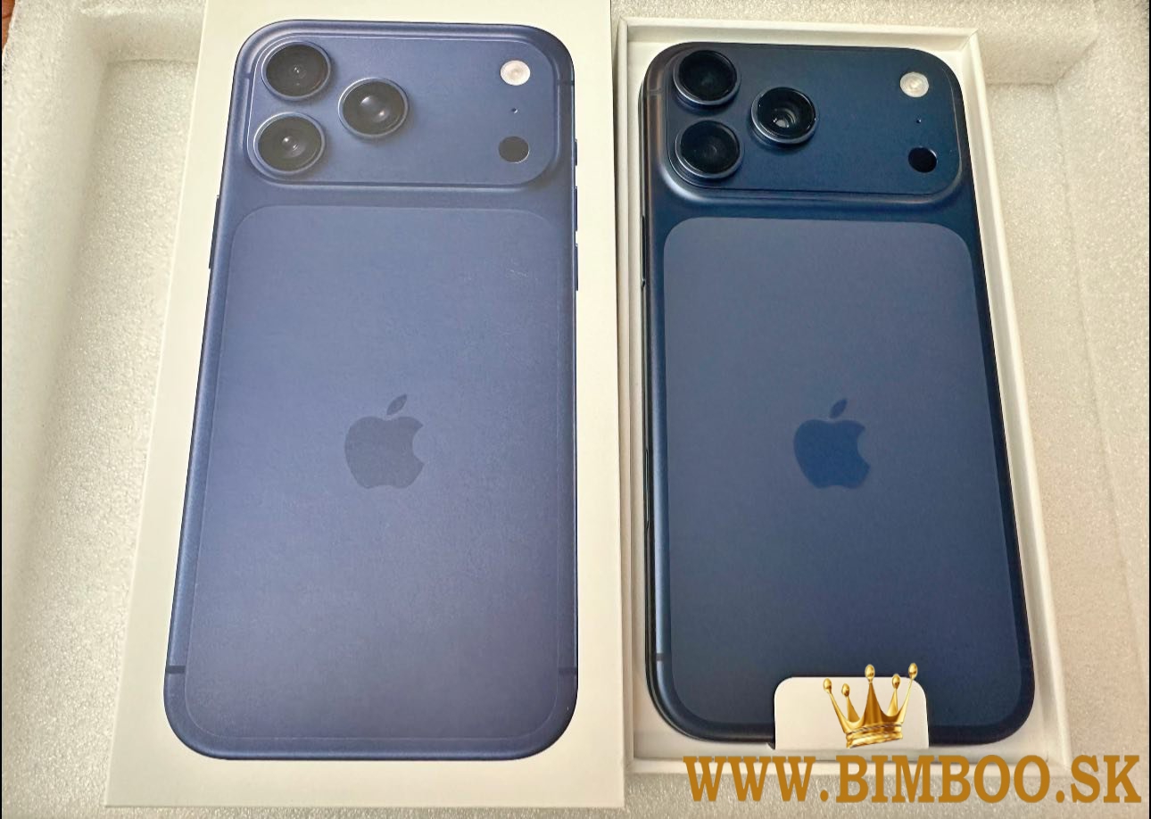 Predaj nových, originálnych Apple iPhone 17, 17 Pro, 17 Pro Max, iPhone Air,  16 Pro, 16 Pro Max