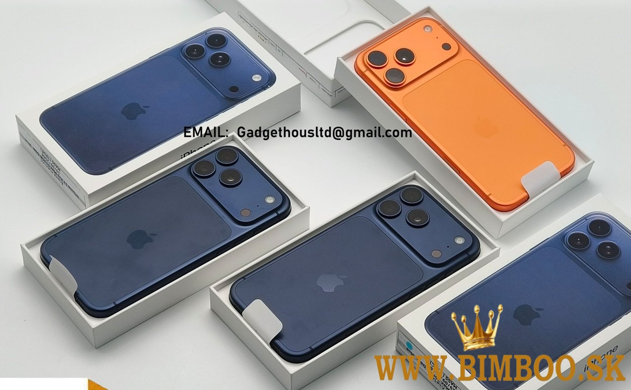 Originál Apple iPhone 17 Pro Max, iPhone 17 Pro, iPhone 17, iPhone Air, iPhone 16 Pro Max