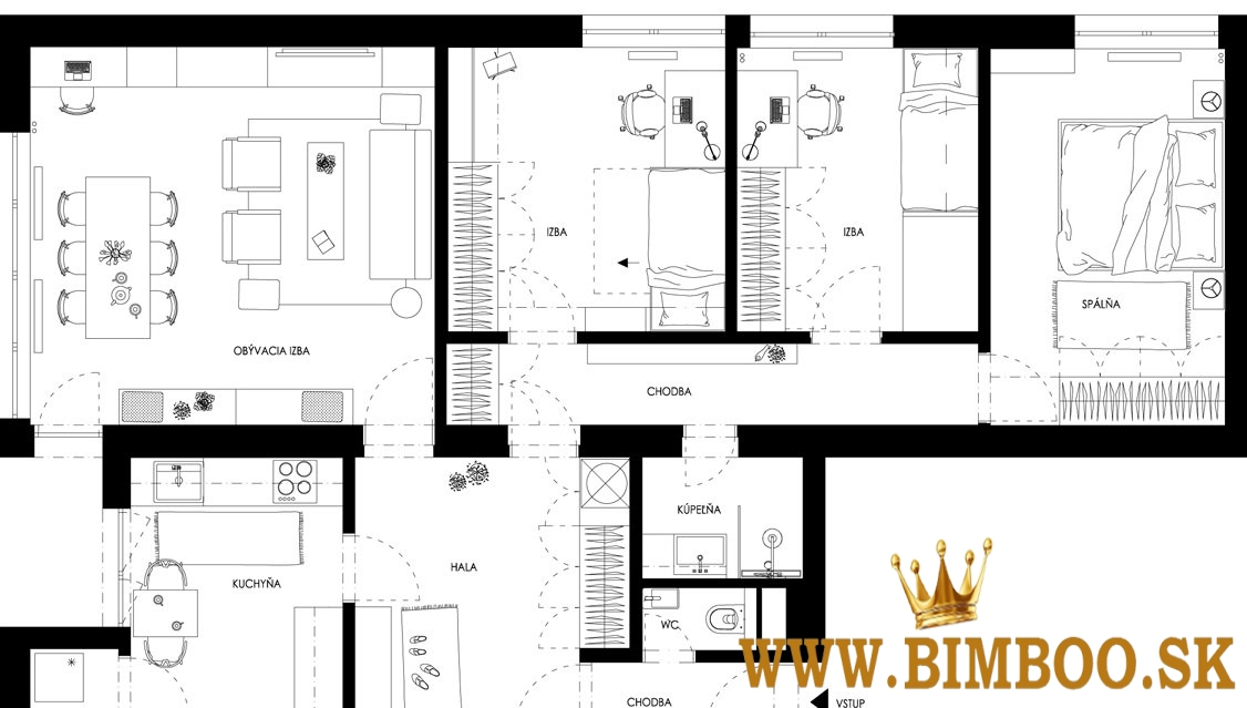 Prenájom 2-izbového bytu – CityPark Ružinov, Plynárenská ul