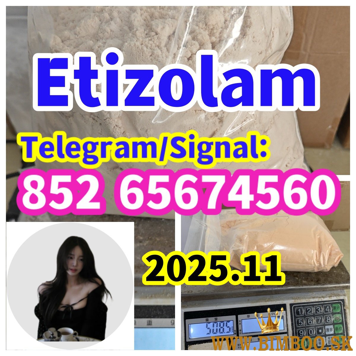 Bromazolam，71368-80-4，Etizolam，telegram/ 