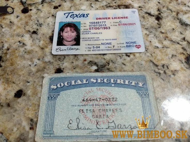 Registered passport ID card, driving license, visa