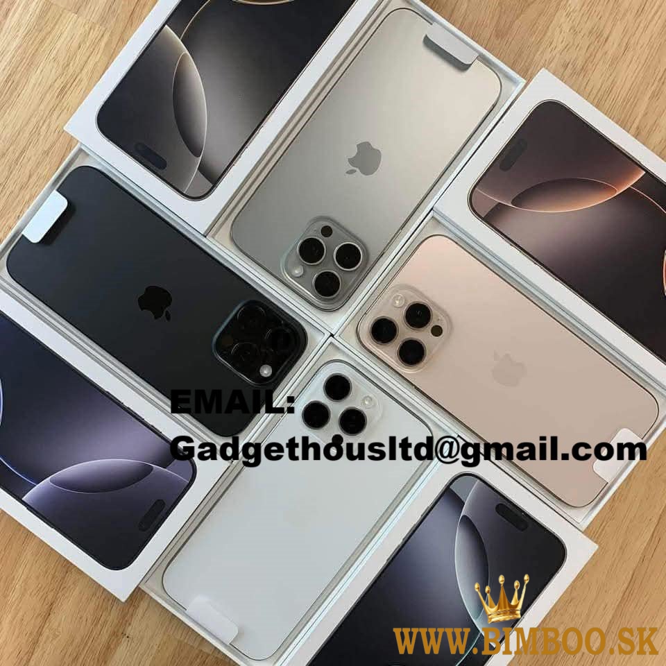 Originál Apple iPhone 17 Pro Max, iPhone 17 Pro, iPhone 17, iPhone Air, iPhone 16 Pro Max