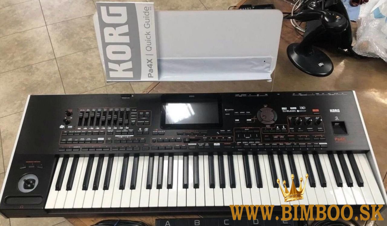 Korg Pa5X, Korg Pa4X, Korg Pa4X MG2 Edition , Korg NAUTILUS 61-key,  Korg PA-1000, Yamaha Genos2 