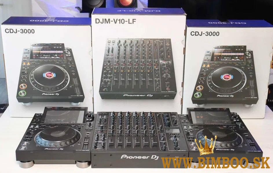 Pioneer CDJ-3000, Pioneer DJM-A9 , Pioneer CDJ-2000NXS2, Pioneer DJM-900NXS2, Pioneer DJM-V10-LF , P