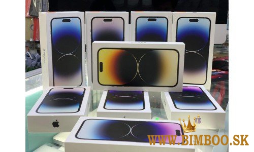 Veľkoobchodný predaj Apple iPhone 14, 14 Plus, 14 Pro a 14 Pro Max.