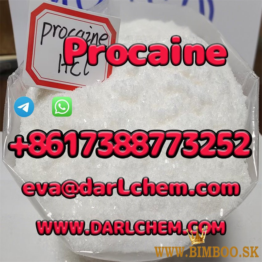 Procaine crystals Powder 59-46-1 99% Purity Medical Raw Powder Materials Safe Clearence 100%