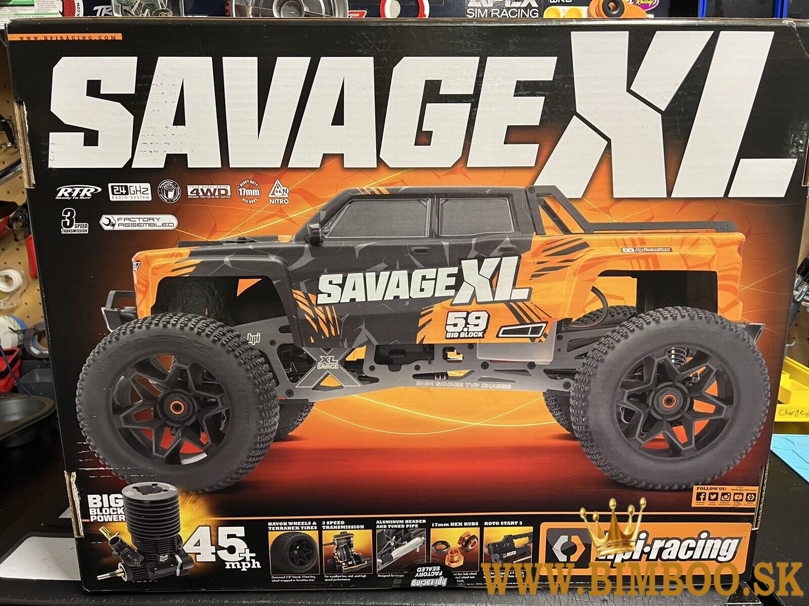 HPI Savage XL 5.9 GTXL-6 1/8 RTR Nitro Monster Truck - REALWORLDHOBBY