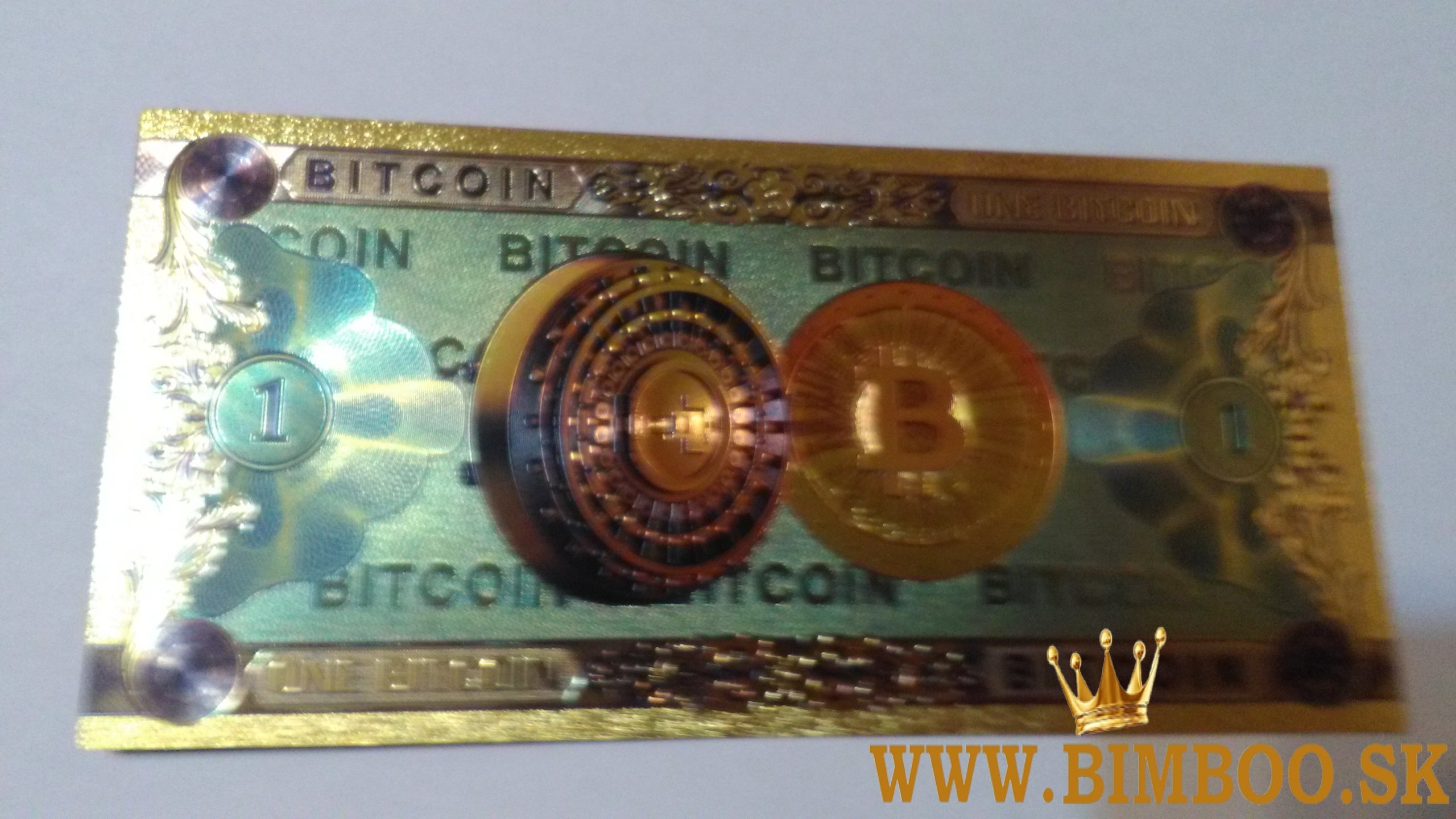 Prodám bankovky Bitcoin, dva druhy