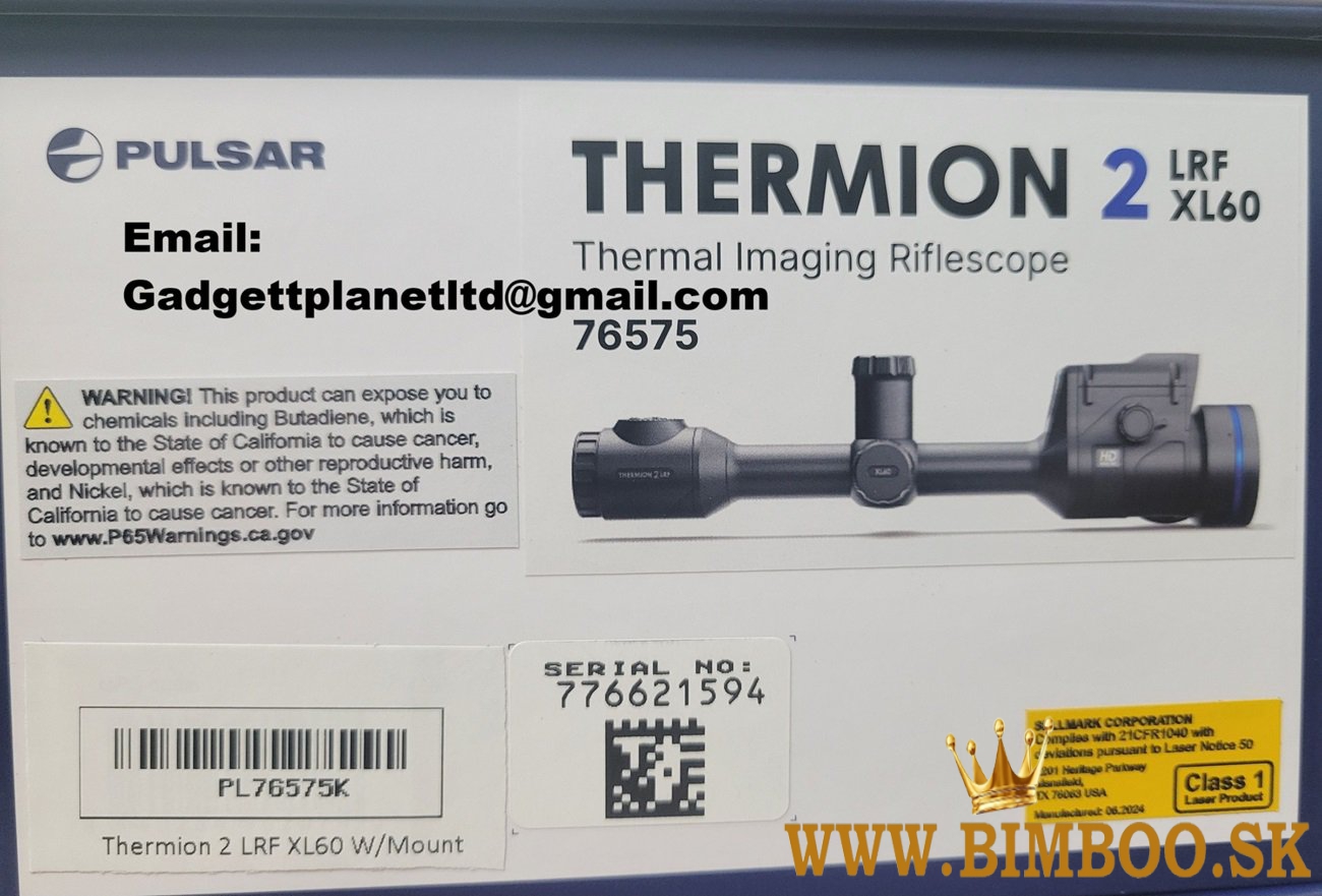 Pulsar THERMION 2 LRF XL60 , THERMION 2 LRF XL50 , THERMION 2 LRF XP50 PRO, Thermion 2 LRF XP60