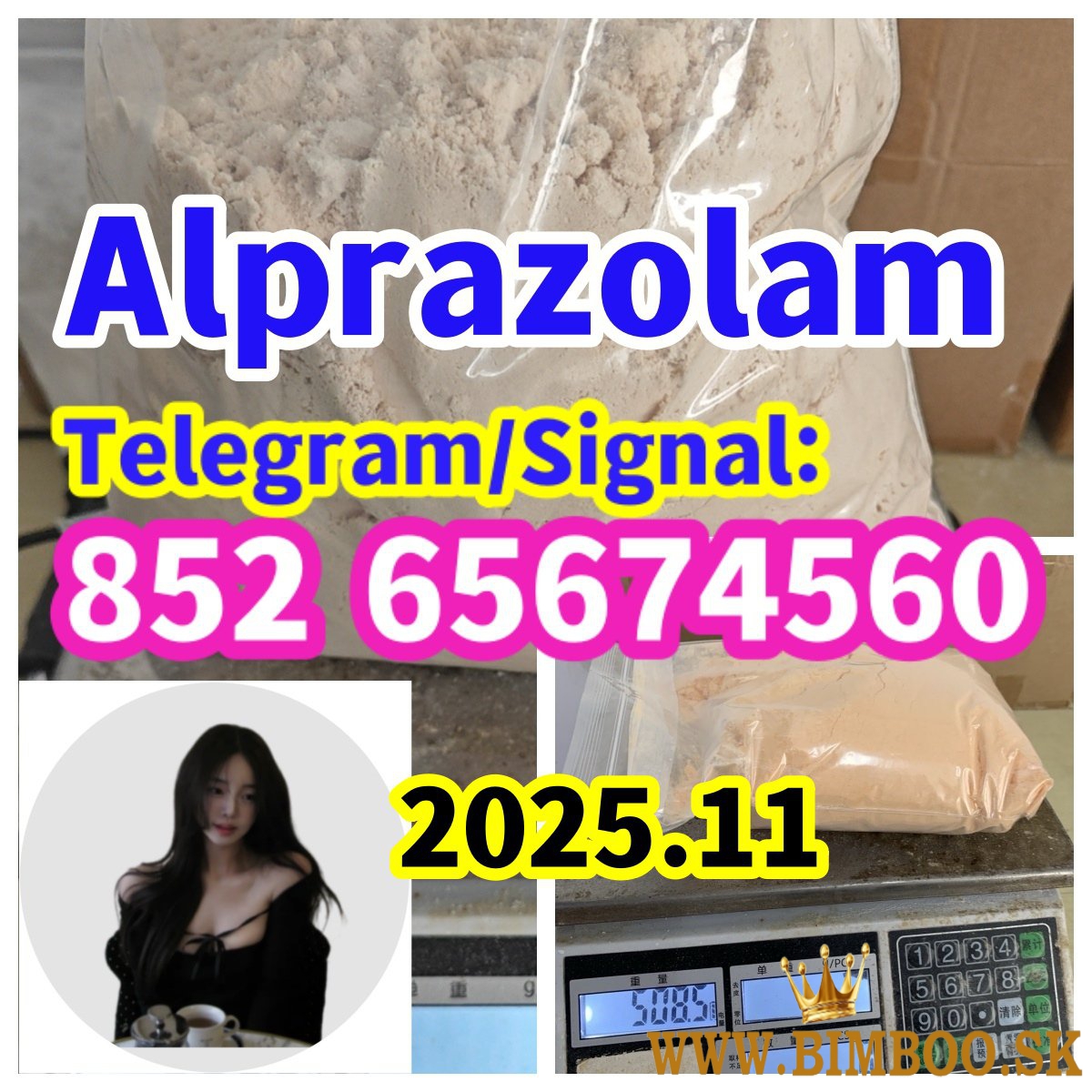  Alprazolam,28981-97-7,   Bromazolam，7 